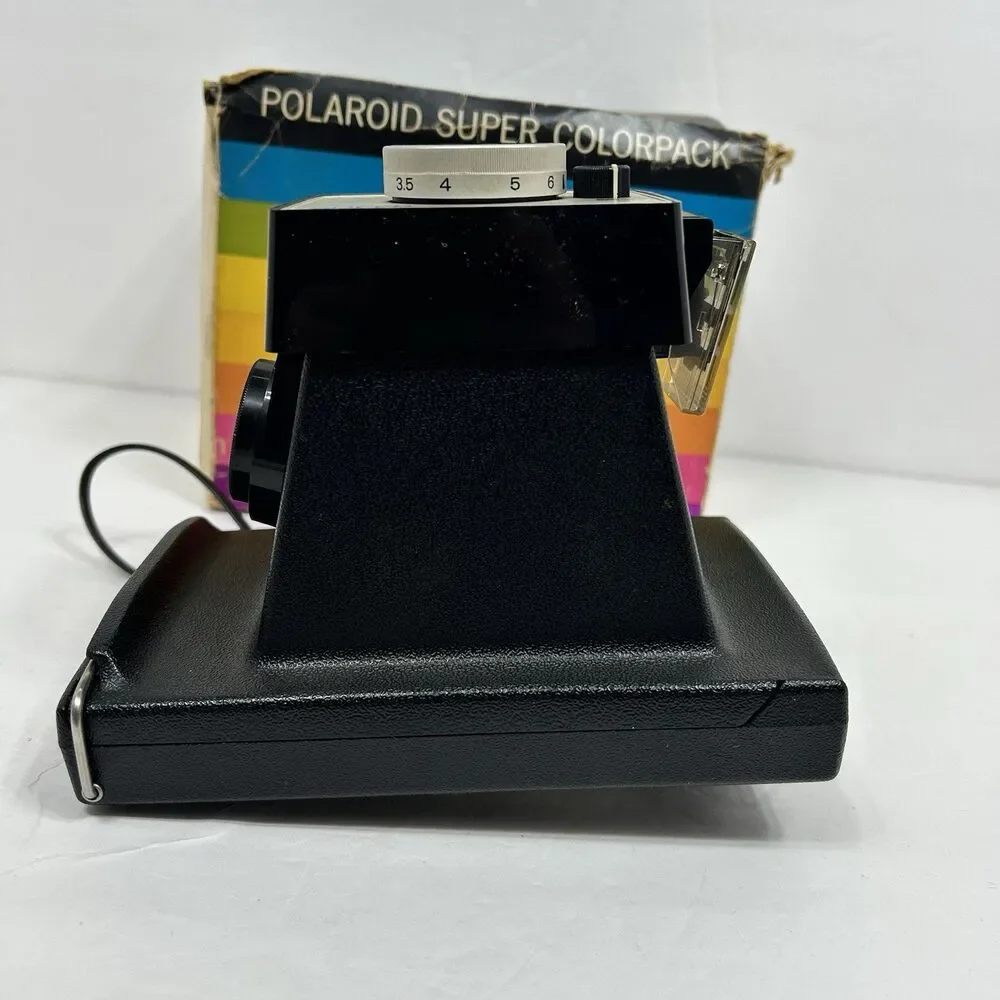 Polaroid Colorpack Land Camera Vintage 1970s W/ Box Manual Original Paperwork